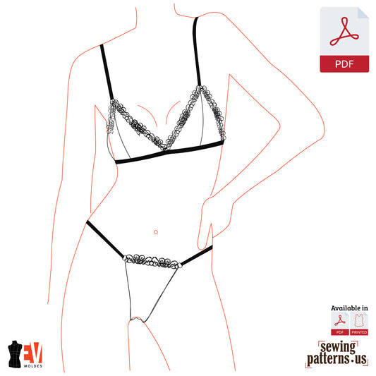 Women Bralette And Thong