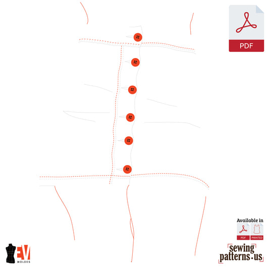 Women Mini Skirt With Buttons