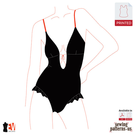 Women Deep V-Neck Swimsuit