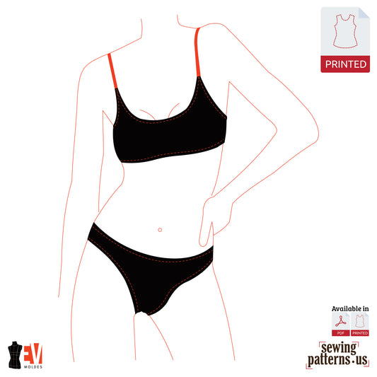 Women Bikini Top And High-Cut Briefs