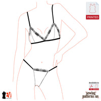Women Bralette And Thong