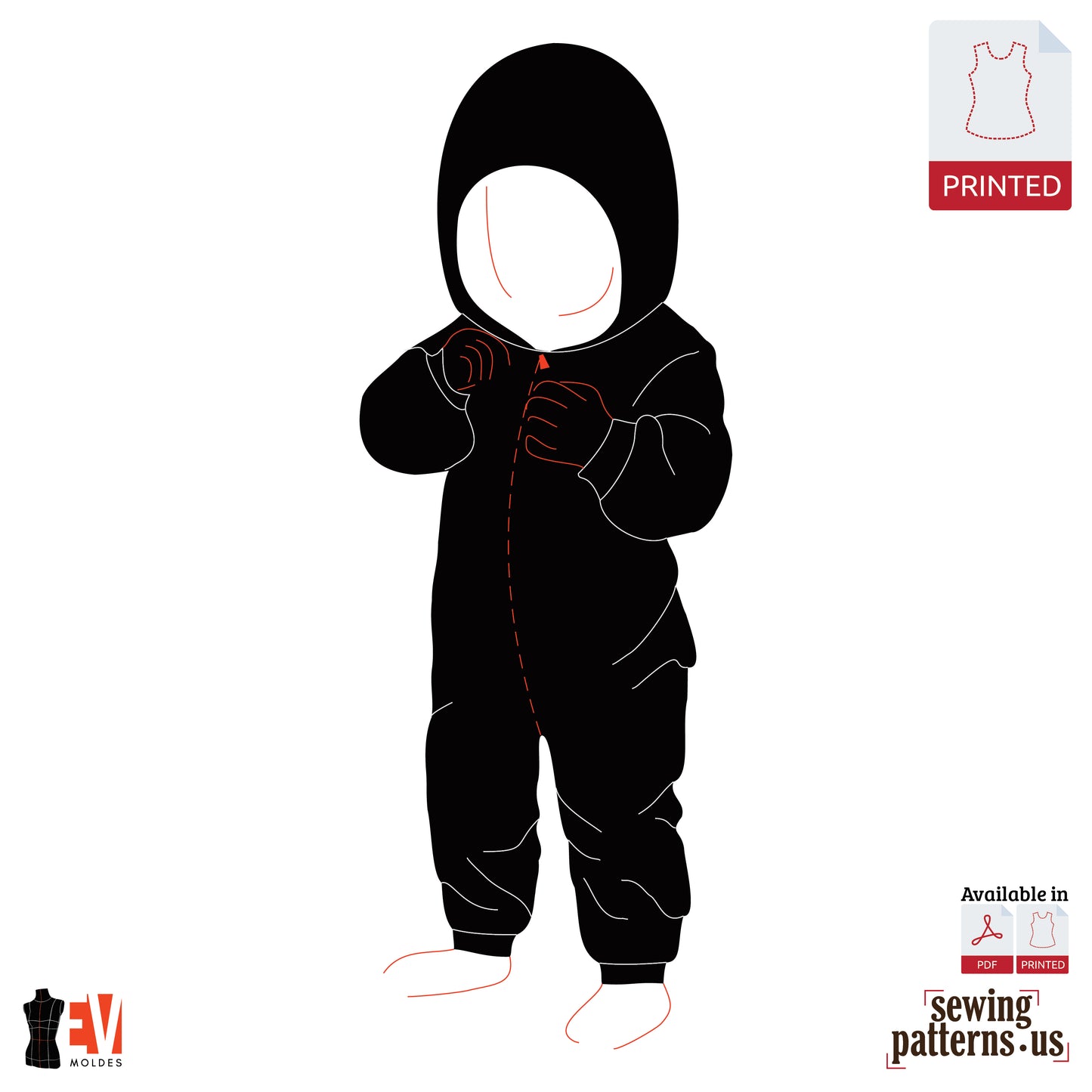 Babies Diagonal Zip Baby Sleepsuit