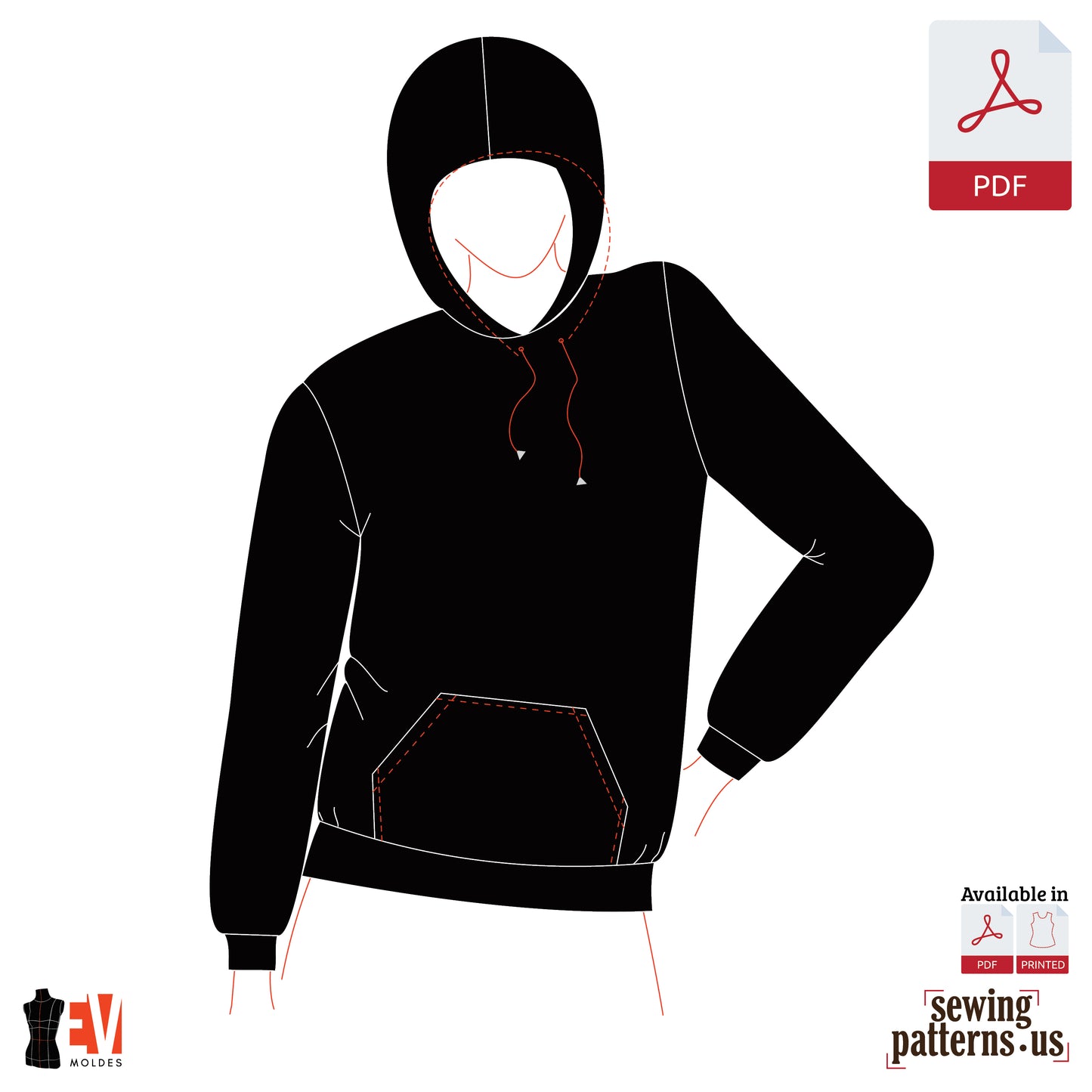 Women Kangaroo Hoodie