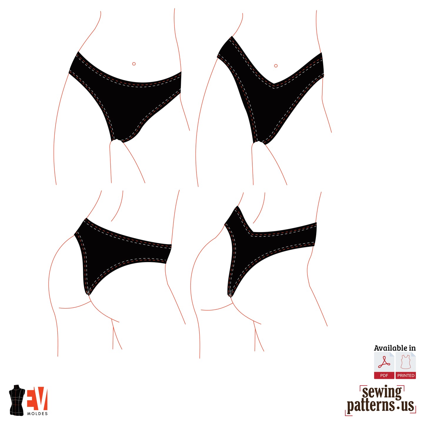 Women Classic And High-Cut Panties