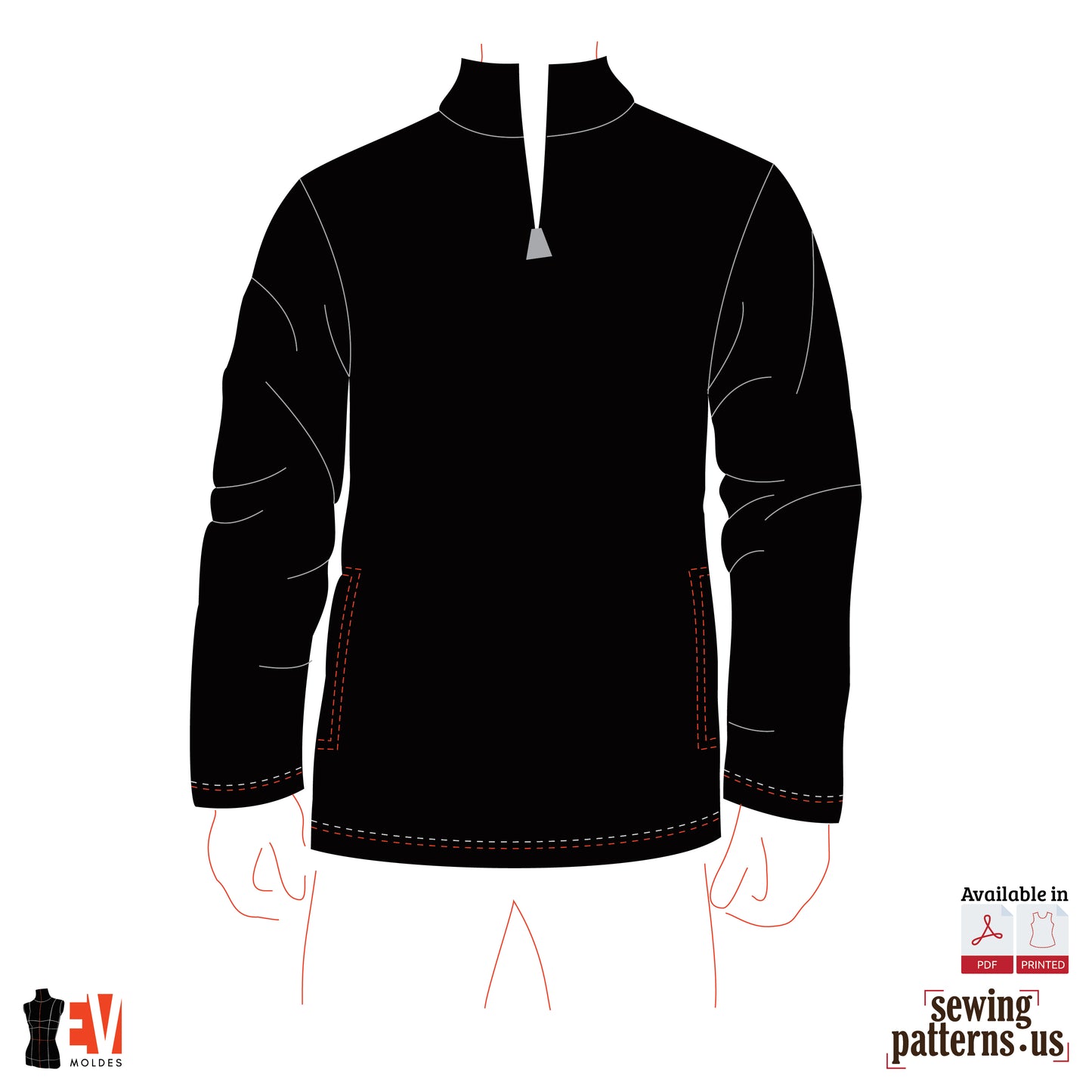 Men Zip-Up Sweatshirt