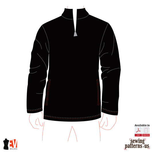 Men Zip-Up Sweatshirt