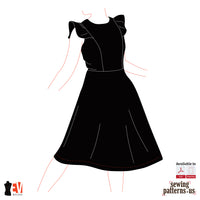 Women Ruffled Dress