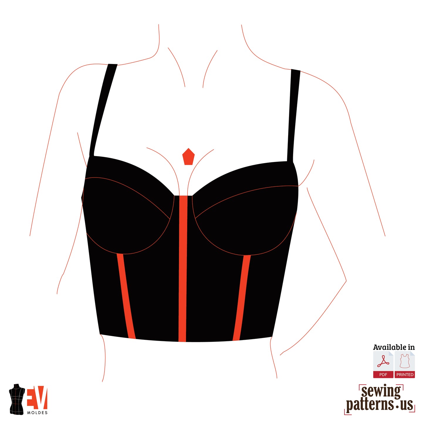 Women Corset With Cups