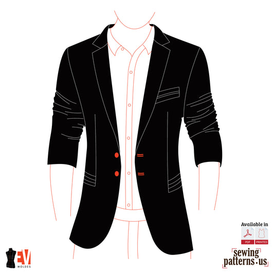 Men Fitted Blazer